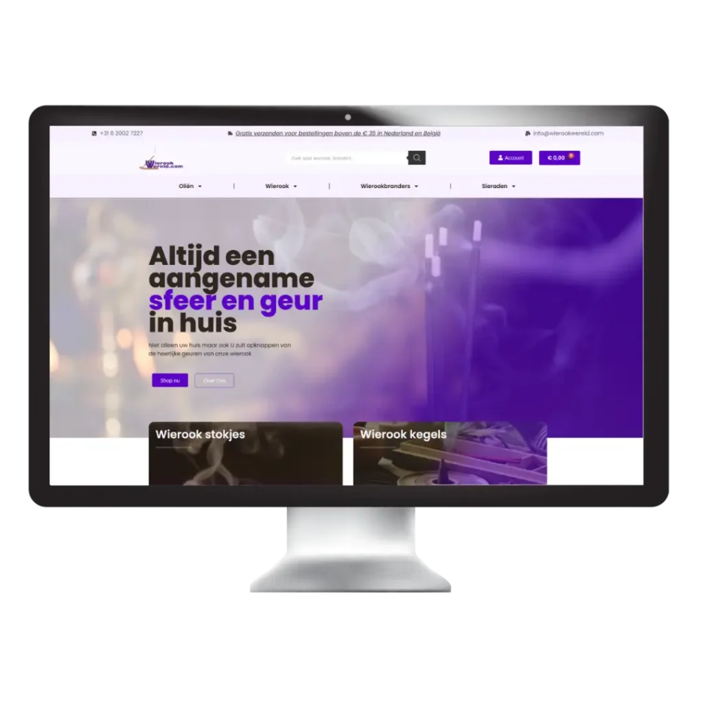 Digital Dockyard WierookWereld Webshop Desktop 1